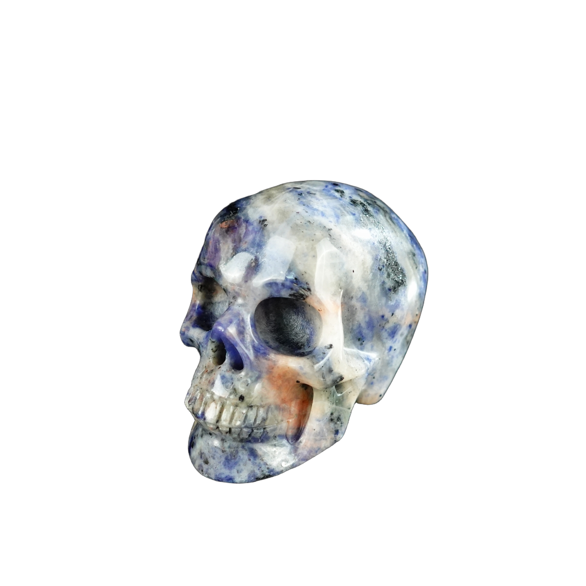 2.2" Sodalite Crystal Skull Carving - Unique Piece #SL12