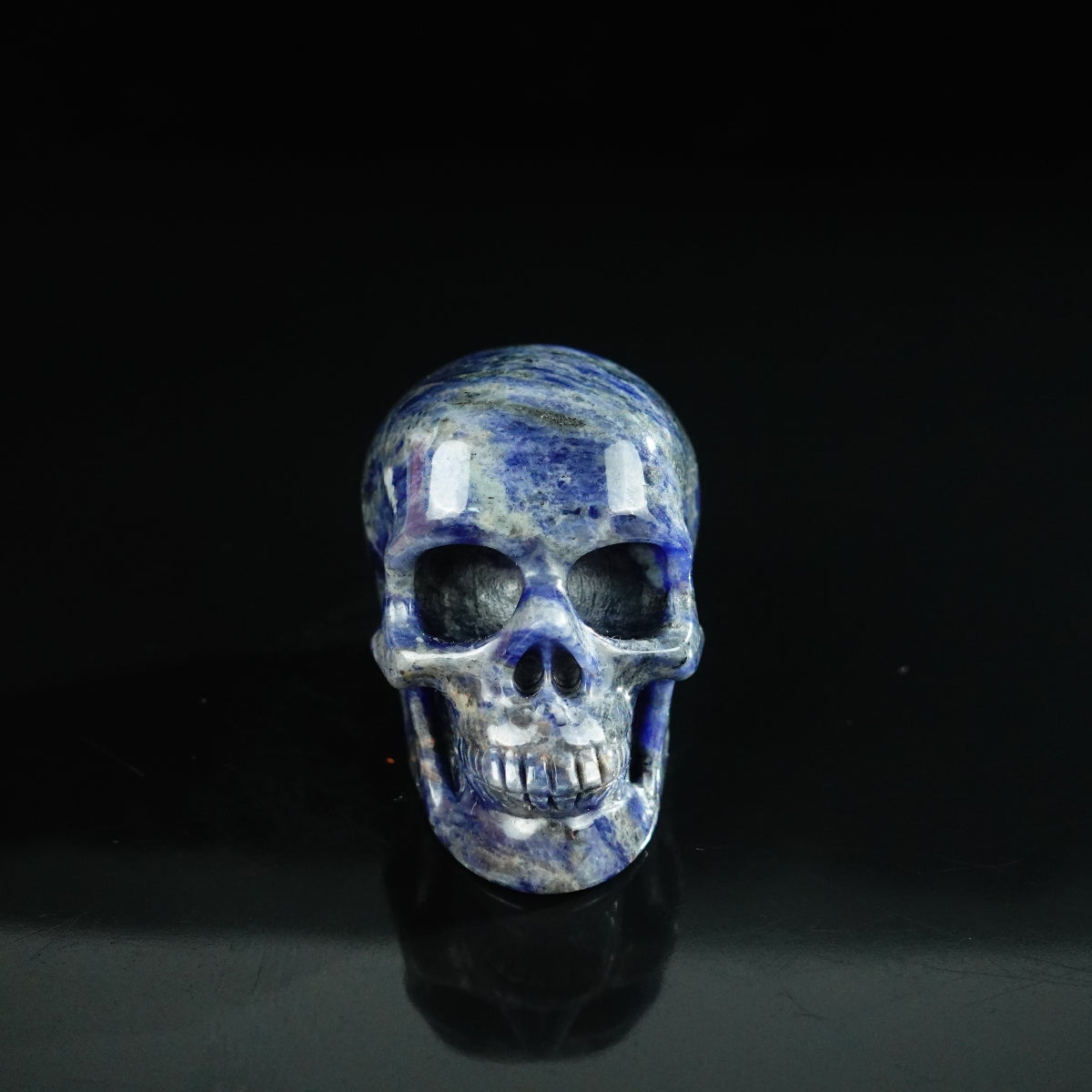 2.2" Sodalite Crystal Skull Carving - Unique Piece #SL13
