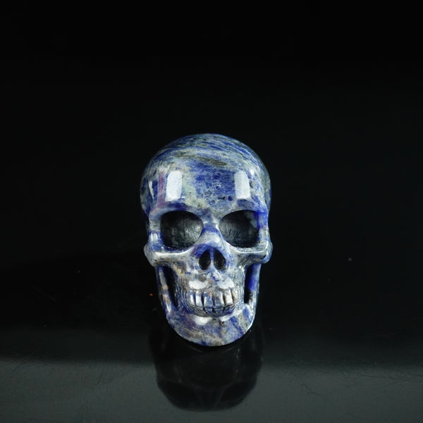 2.2" Sodalite Crystal Skull Carving - Unique Piece #SL13