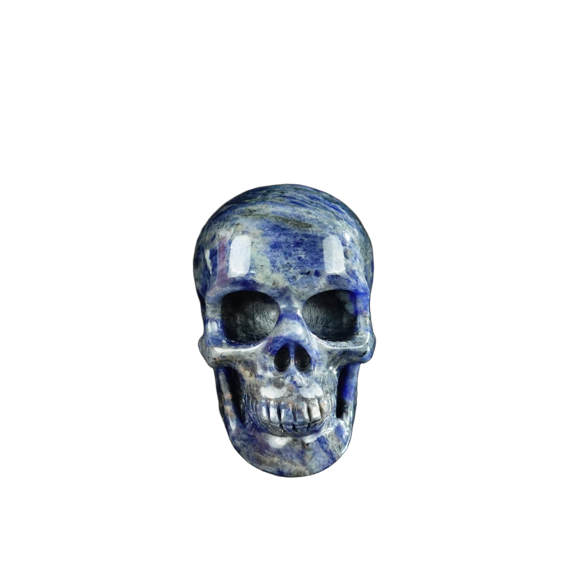 2.2" Sodalite Crystal Skull Carving - Unique Piece #SL13