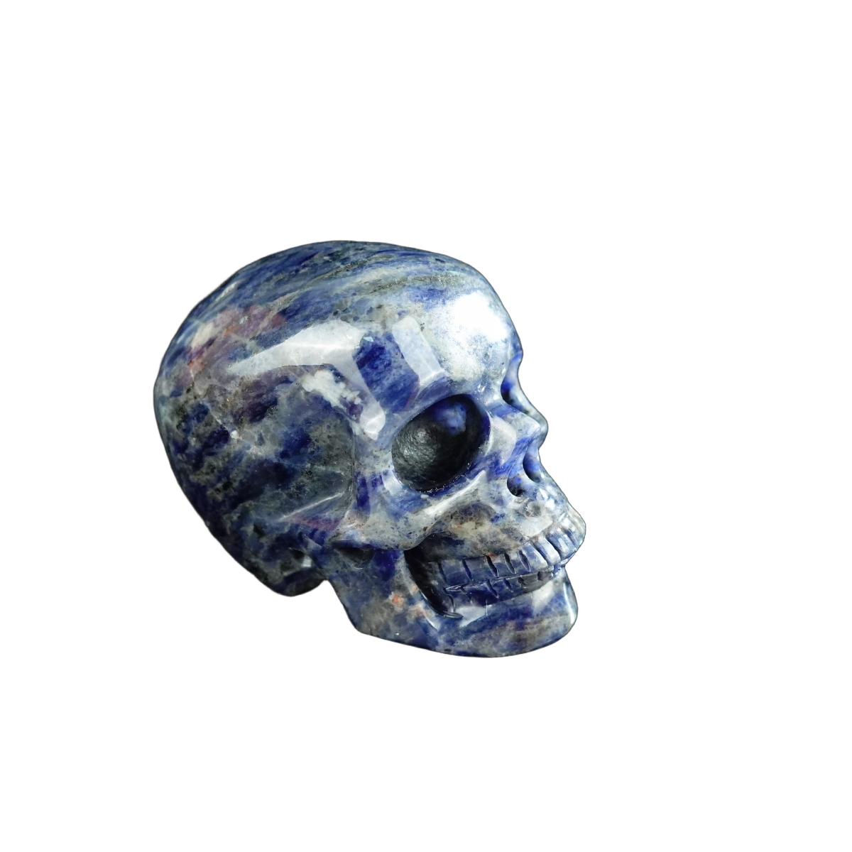 2.2" Sodalite Crystal Skull Carving - Unique Piece #SL13