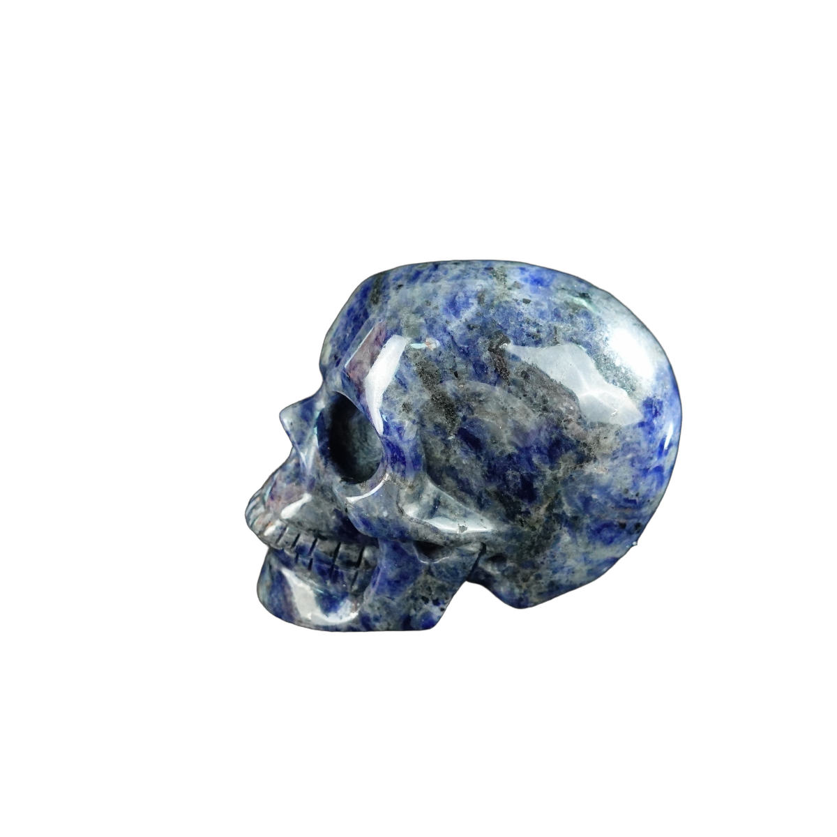 2.2" Sodalite Crystal Skull Carving - Unique Piece #SL13