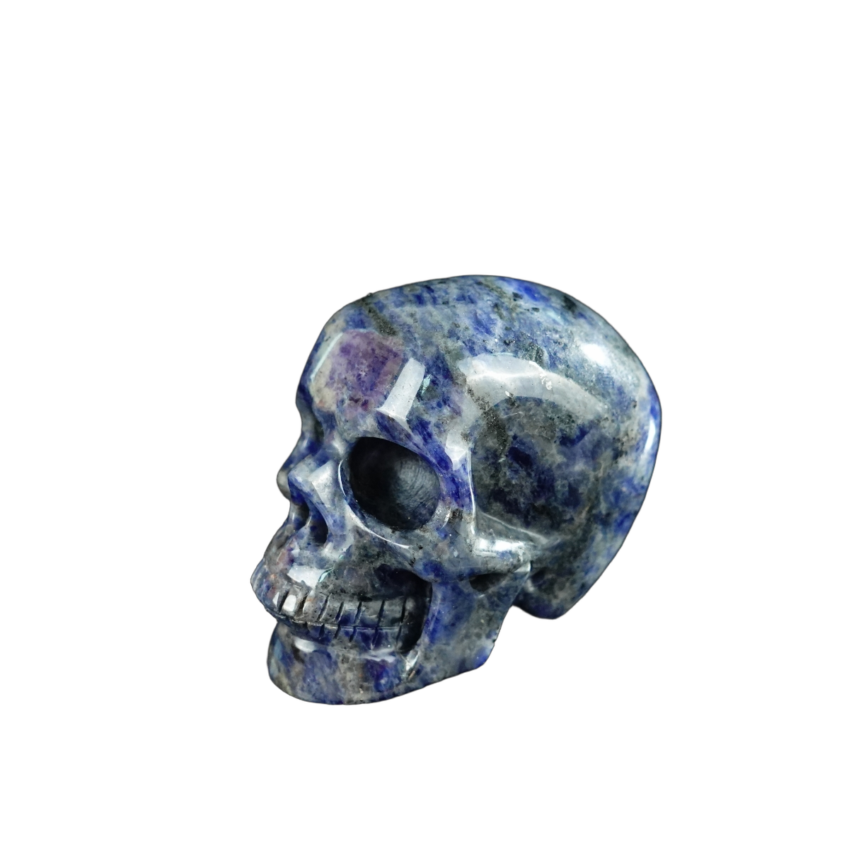 2.2" Sodalite Crystal Skull Carving - Unique Piece #SL13