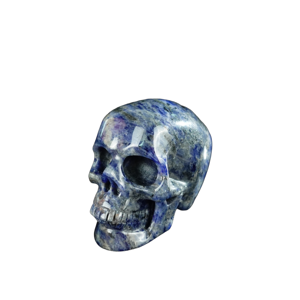 2.2" Sodalite Crystal Skull Carving - Unique Piece #SL13
