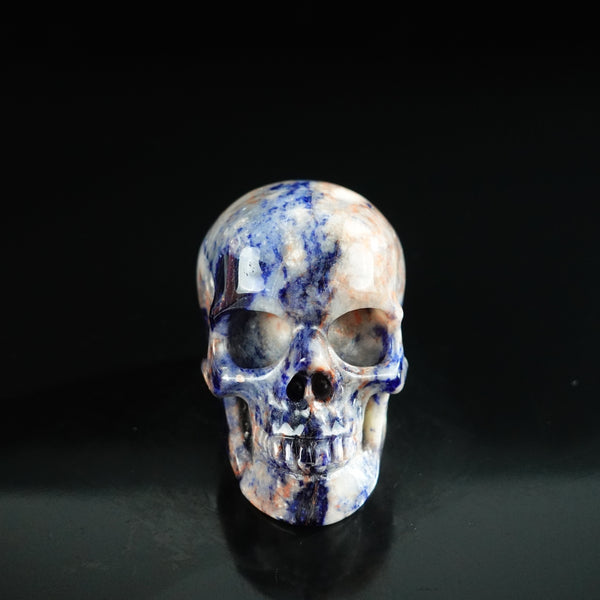 2.2" Sodalite Crystal Skull Carving - Unique Piece #SL14