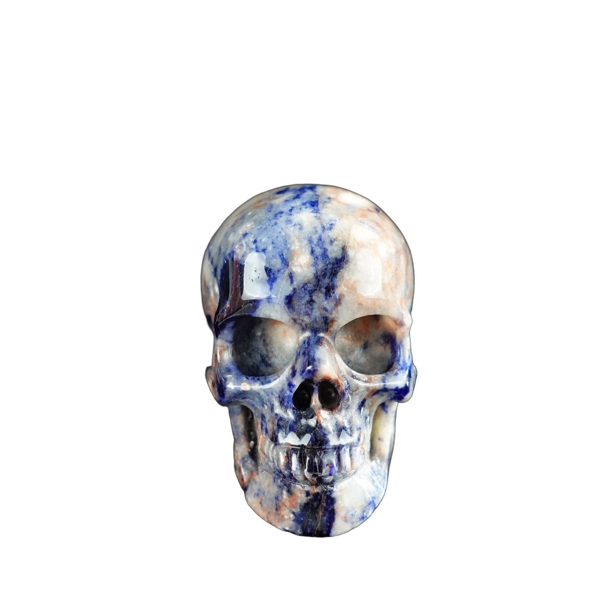 2.2" Sodalite Crystal Skull Carving - Unique Piece #SL14