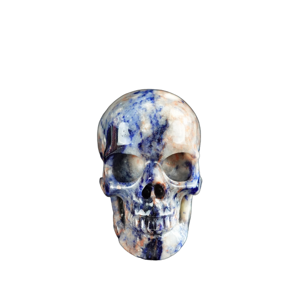 2.2" Sodalite Crystal Skull Carving - Unique Piece #SL14