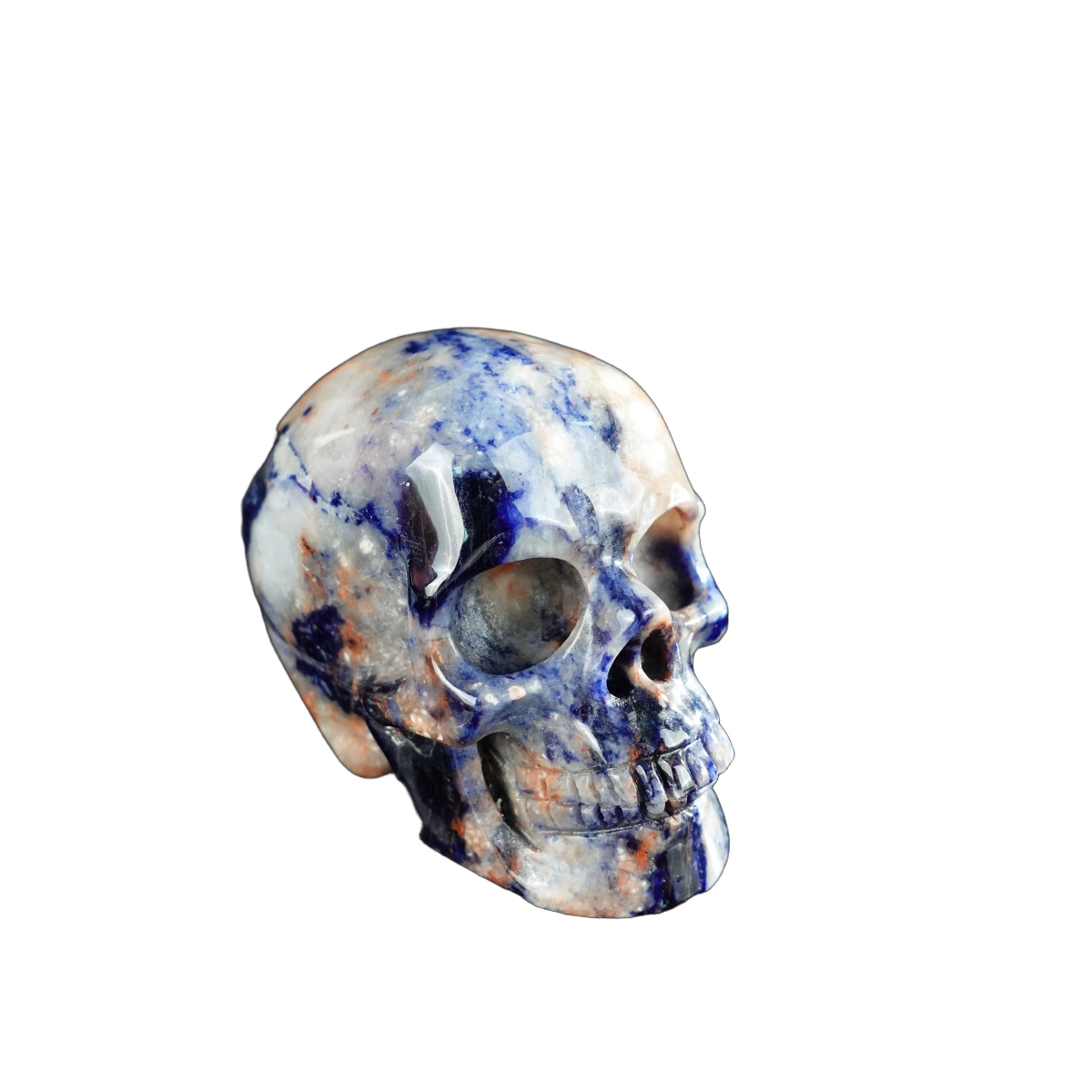 2.2" Sodalite Crystal Skull Carving - Unique Piece #SL14