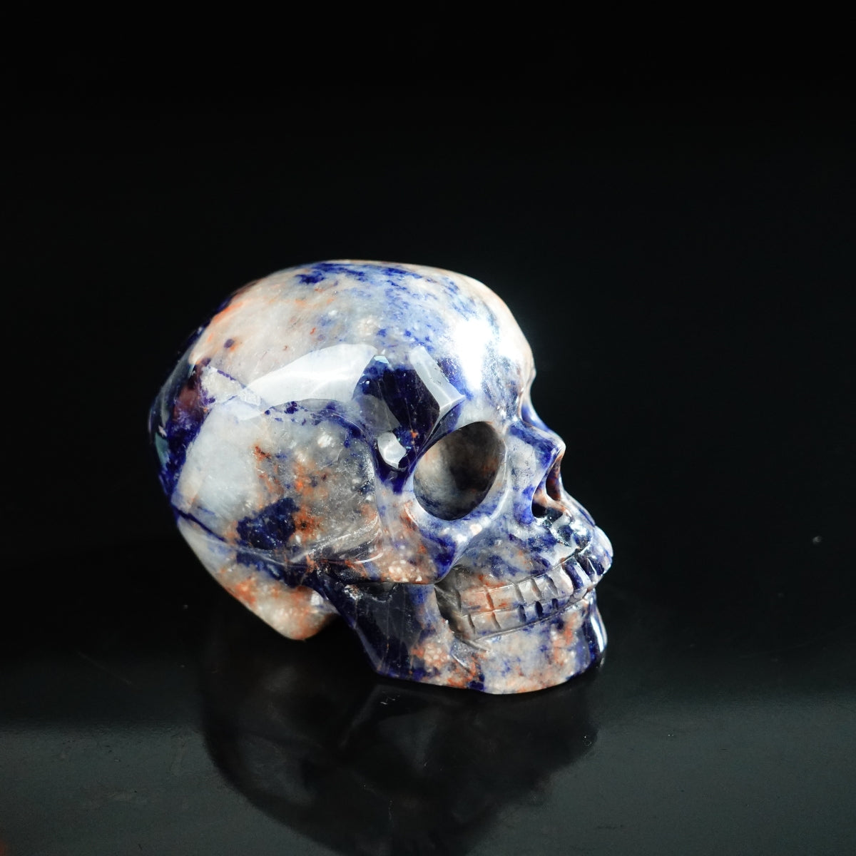 2.2" Sodalite Crystal Skull Carving - Unique Piece #SL14