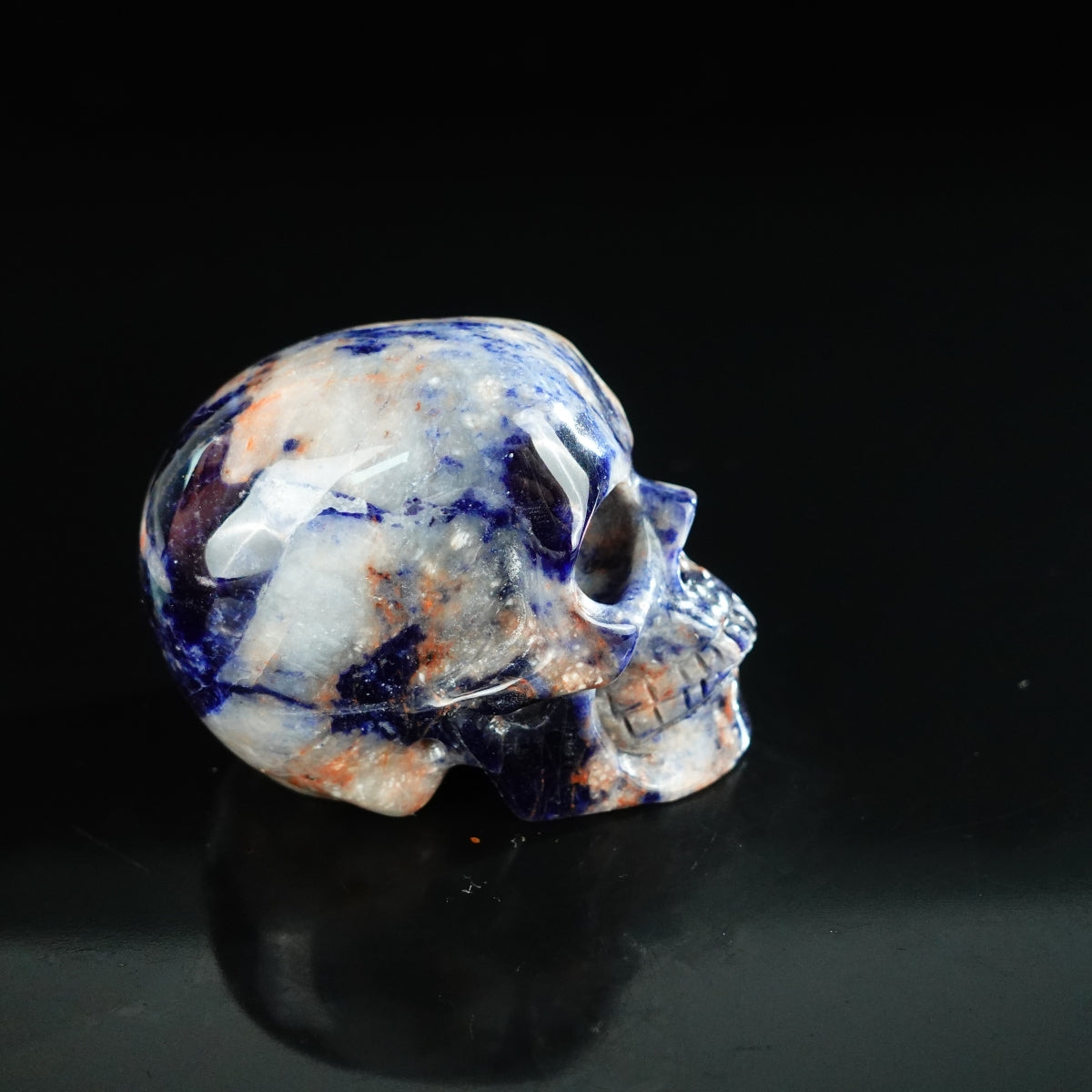 2.2" Sodalite Crystal Skull Carving - Unique Piece #SL14