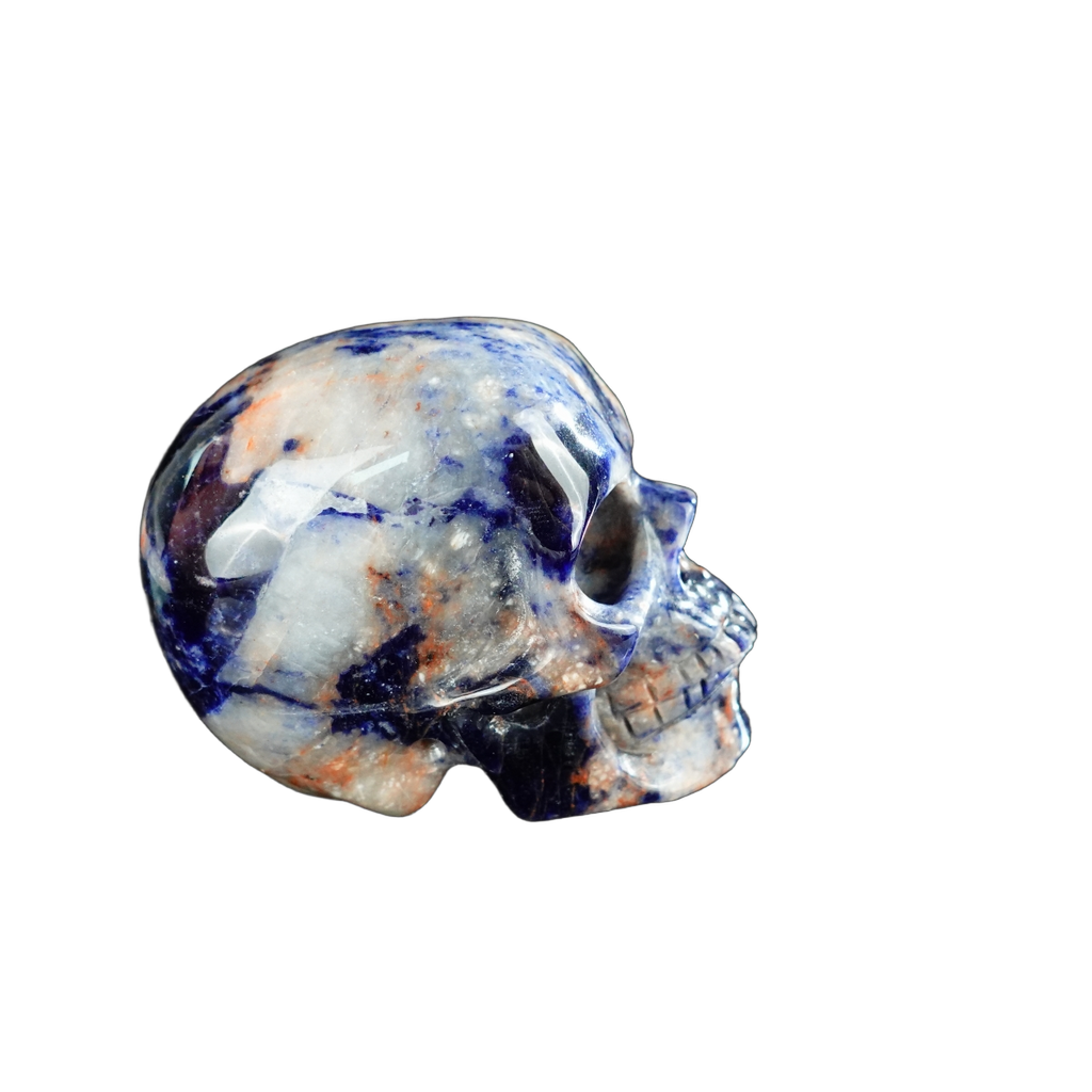 2.2" Sodalite Crystal Skull Carving - Unique Piece #SL14