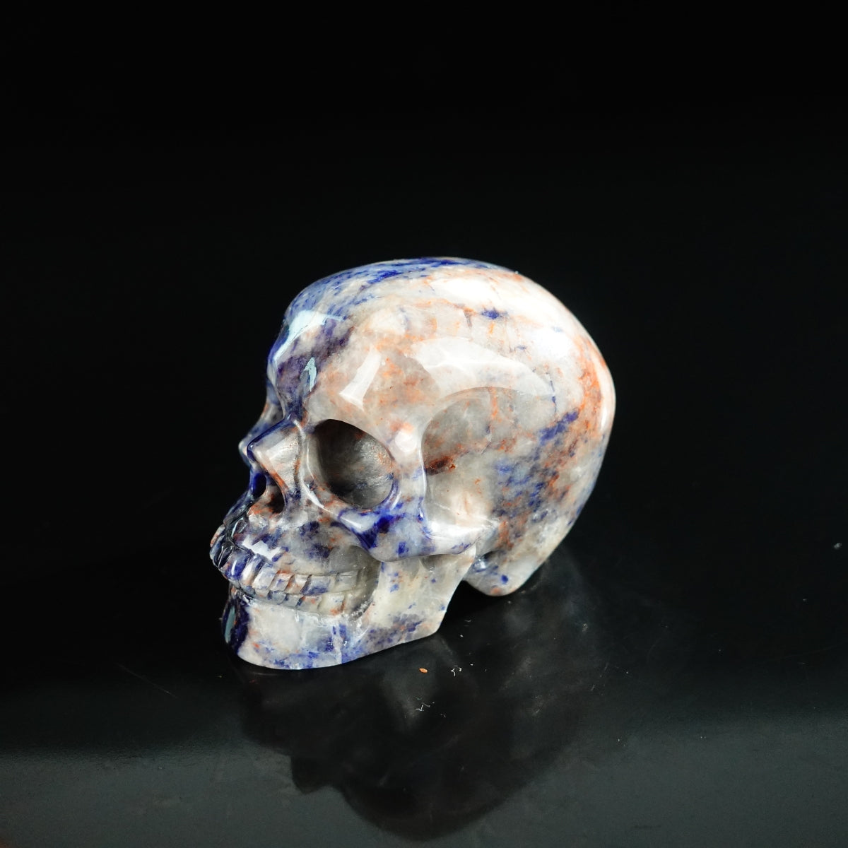 2.2" Sodalite Crystal Skull Carving - Unique Piece #SL14