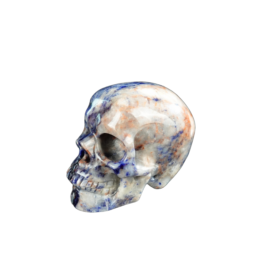 2.2" Sodalite Crystal Skull Carving - Unique Piece #SL14