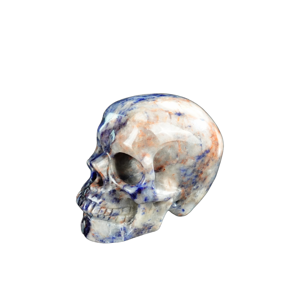 2.2" Sodalite Crystal Skull Carving - Unique Piece #SL14