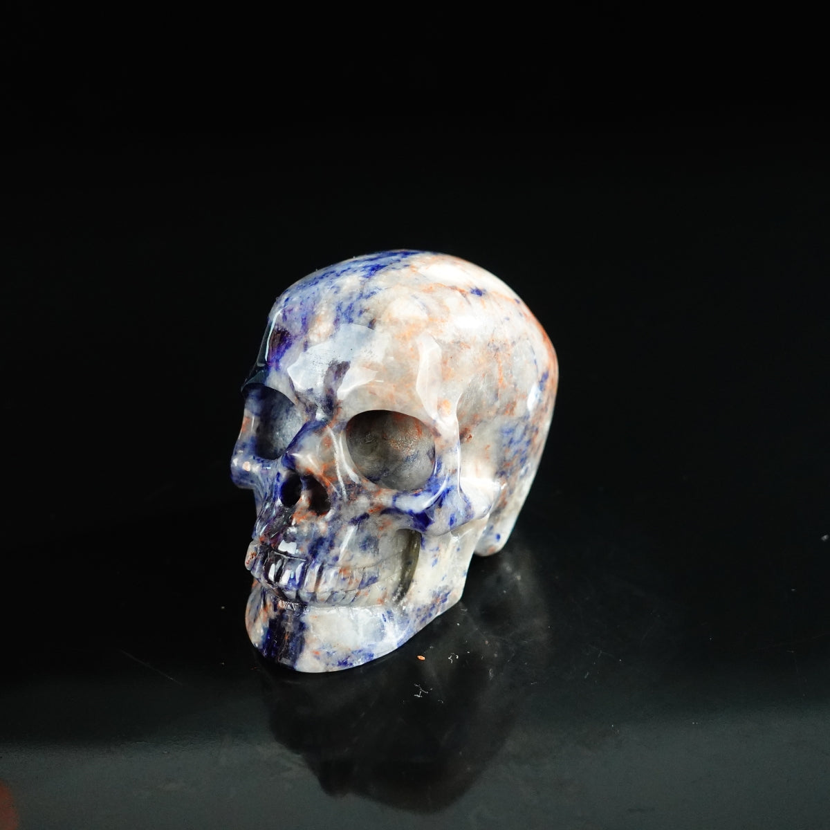 2.2" Sodalite Crystal Skull Carving - Unique Piece #SL14