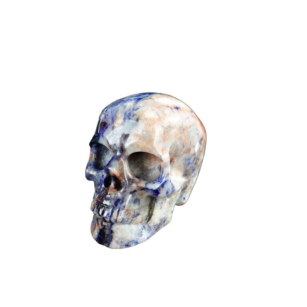 2.2" Sodalite Crystal Skull Carving - Unique Piece #SL14