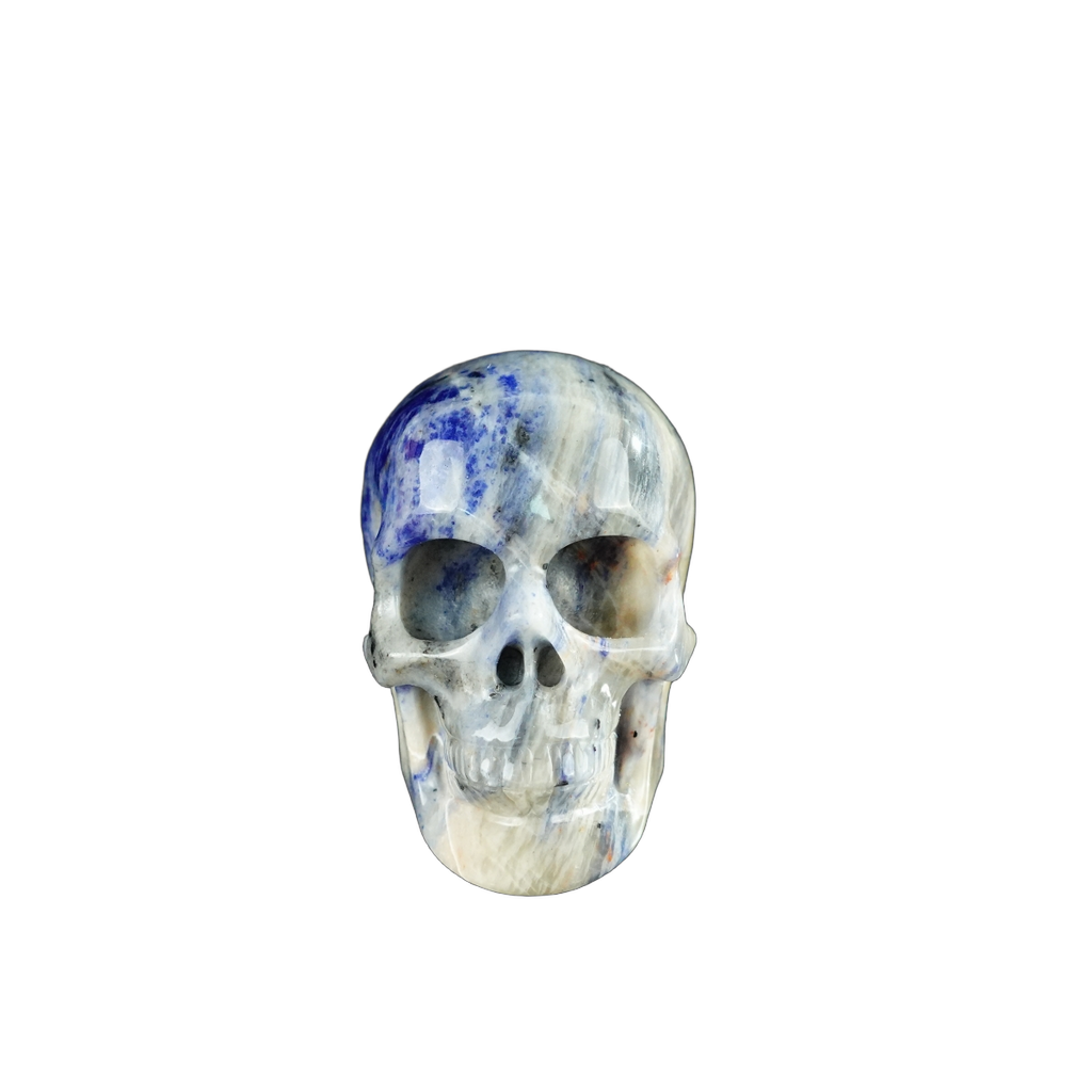 2.2" Sodalite Crystal Skull Carving - Unique Piece #SL15