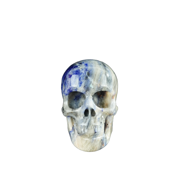 2.2" Sodalite Crystal Skull Carving - Unique Piece #SL15