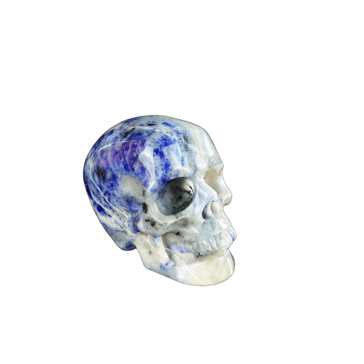 2.2" Sodalite Crystal Skull Carving - Unique Piece #SL15