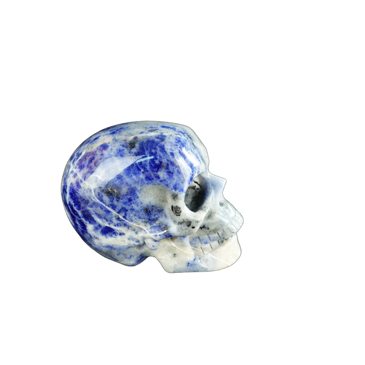 2.2" Sodalite Crystal Skull Carving - Unique Piece #SL15