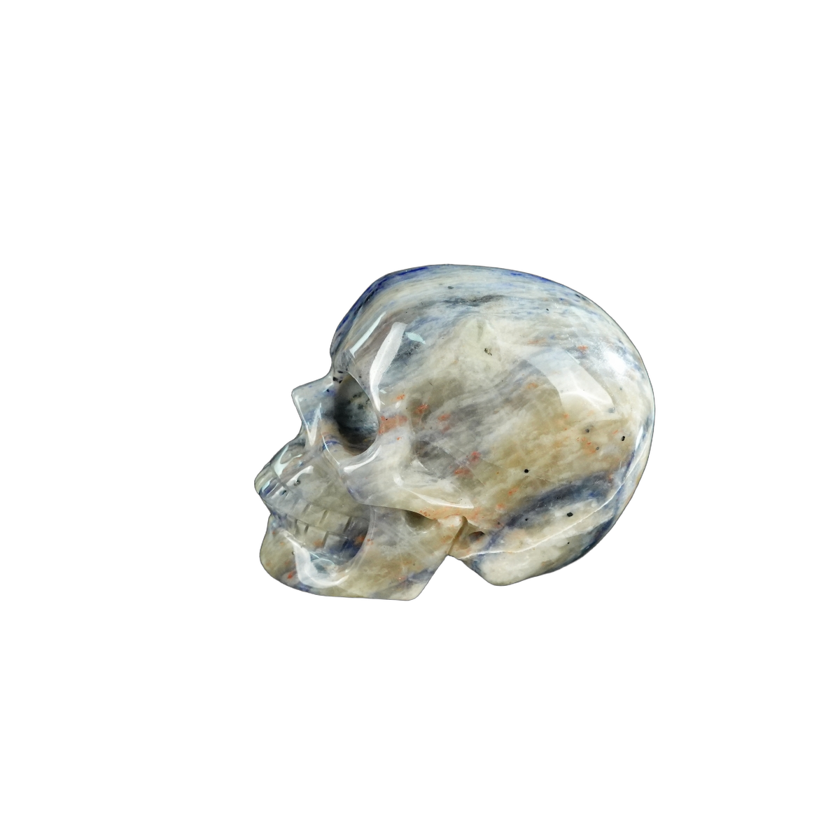 2.2" Sodalite Crystal Skull Carving - Unique Piece #SL15