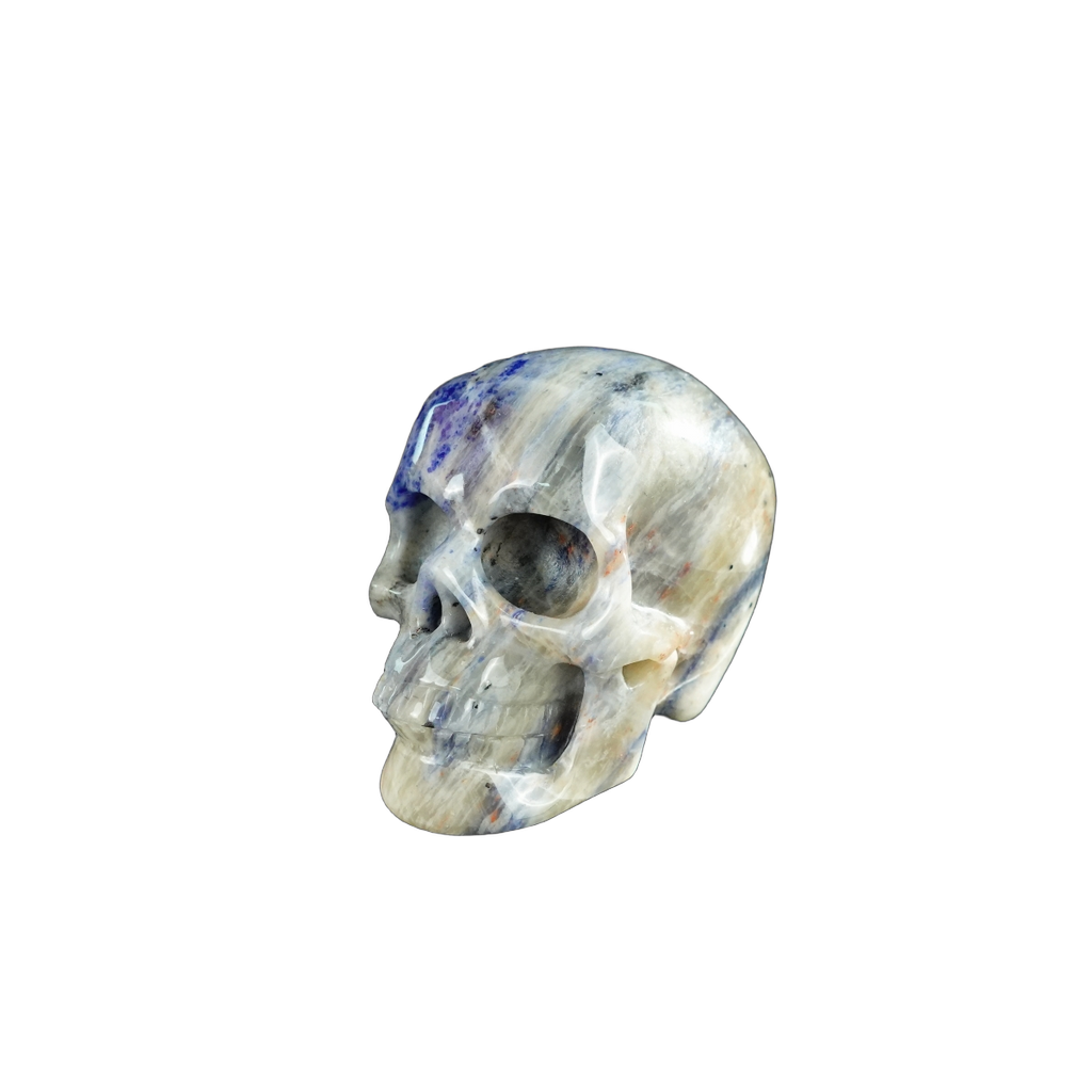 2.2" Sodalite Crystal Skull Carving - Unique Piece #SL15