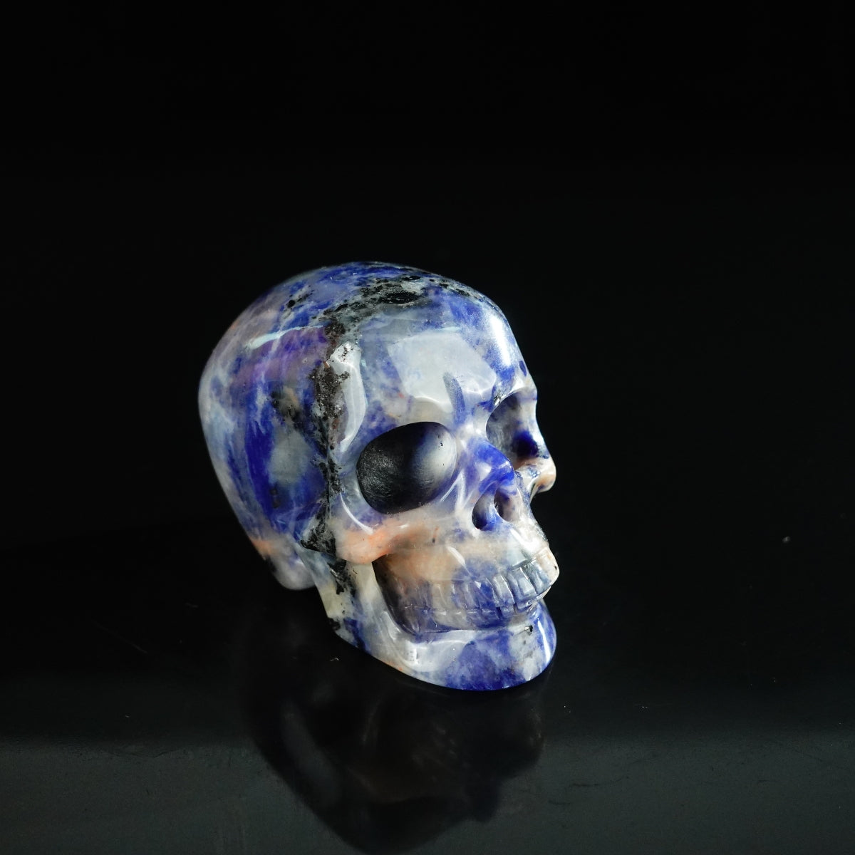 2.2" Sodalite Crystal Skull Carving - Unique Piece #SL16
