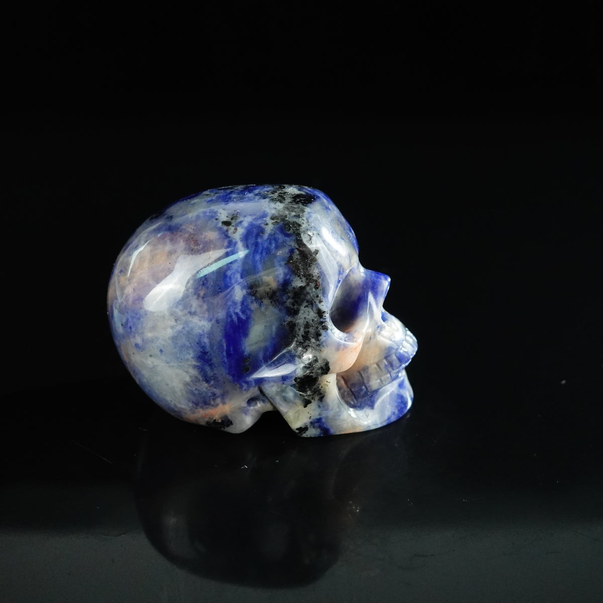 2.2" Sodalite Crystal Skull Carving - Unique Piece #SL16