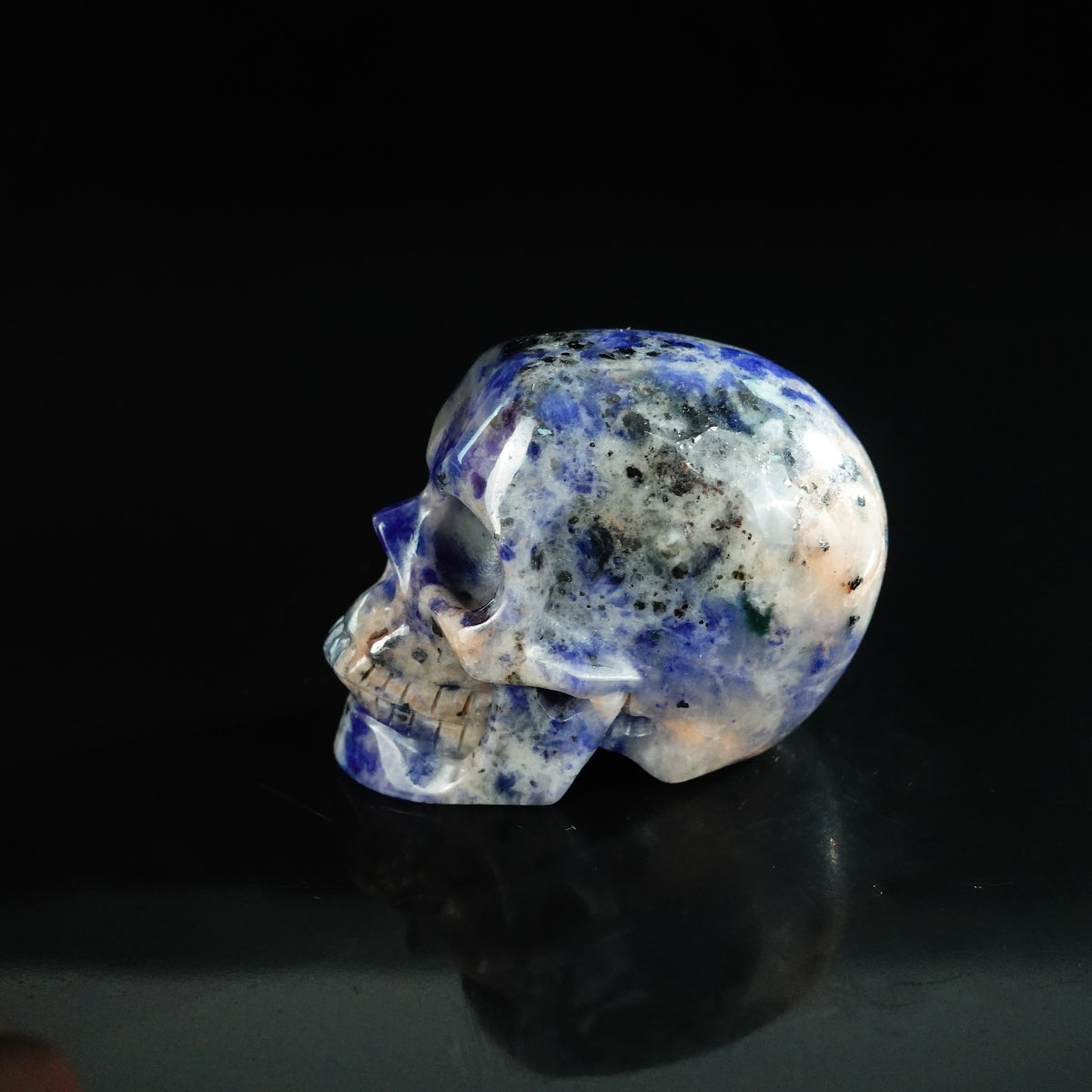 2.2" Sodalite Crystal Skull Carving - Unique Piece #SL16