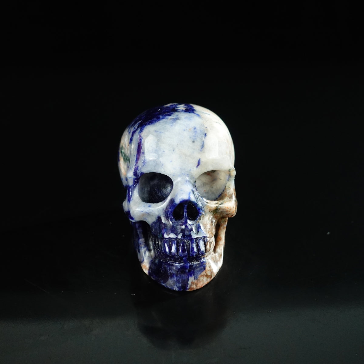 2.2" Sodalite Crystal Skull Carving - Unique Piece #SL17