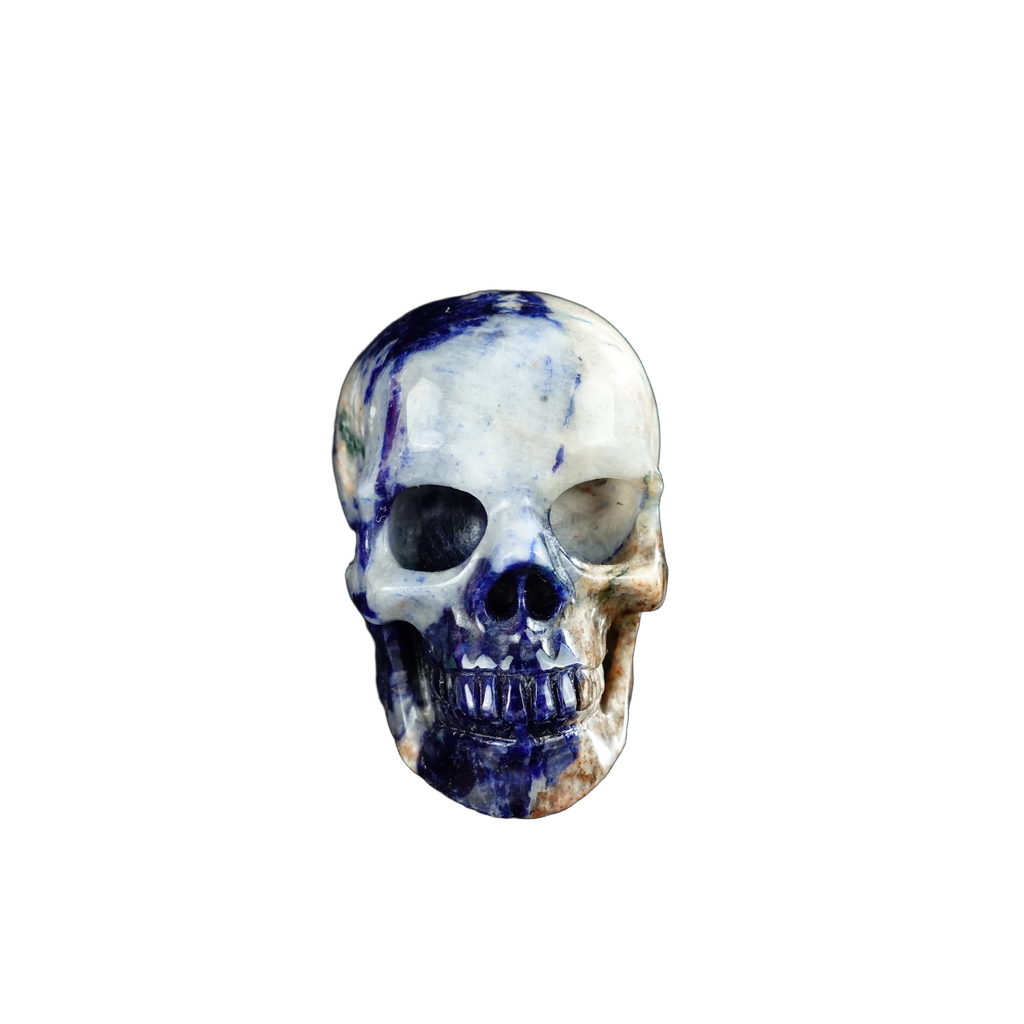 2.2" Sodalite Crystal Skull Carving - Unique Piece #SL17