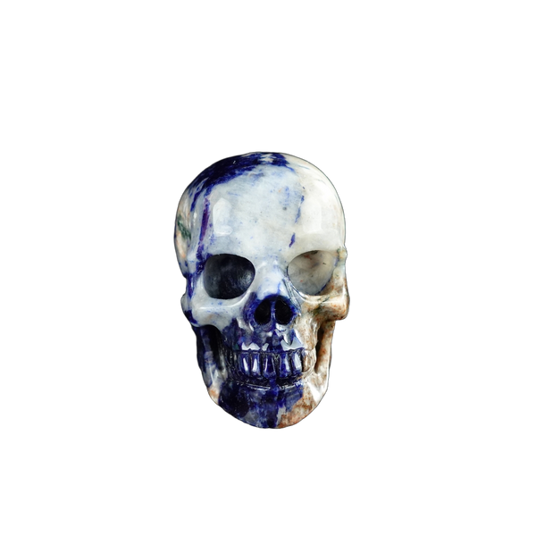 2.2" Sodalite Crystal Skull Carving - Unique Piece #SL17