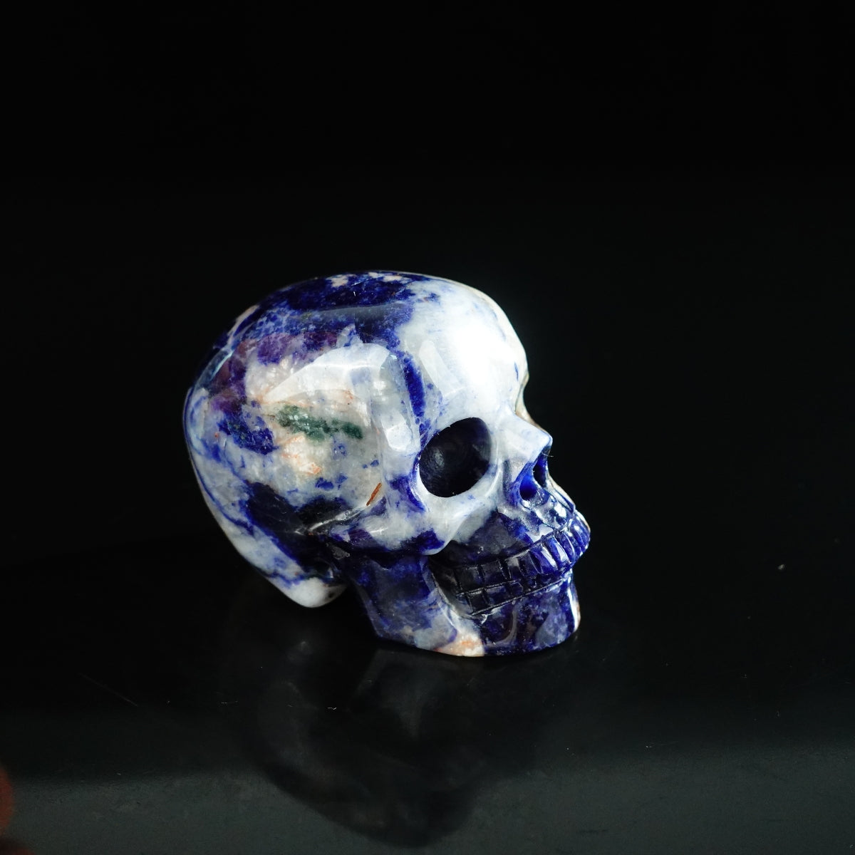 2.2" Sodalite Crystal Skull Carving - Unique Piece #SL17
