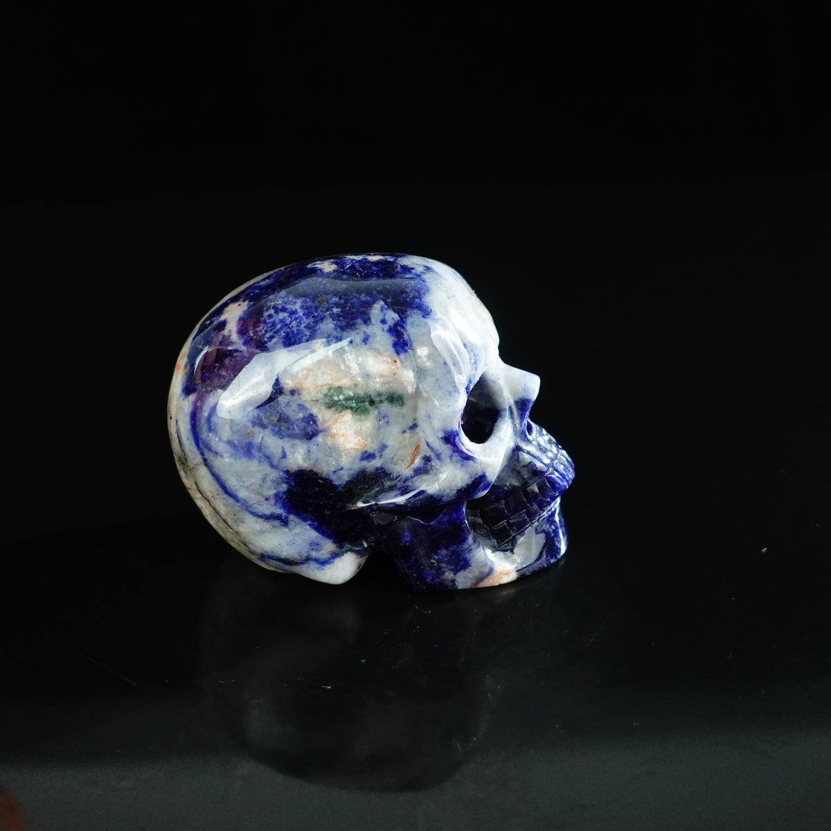 2.2" Sodalite Crystal Skull Carving - Unique Piece #SL17
