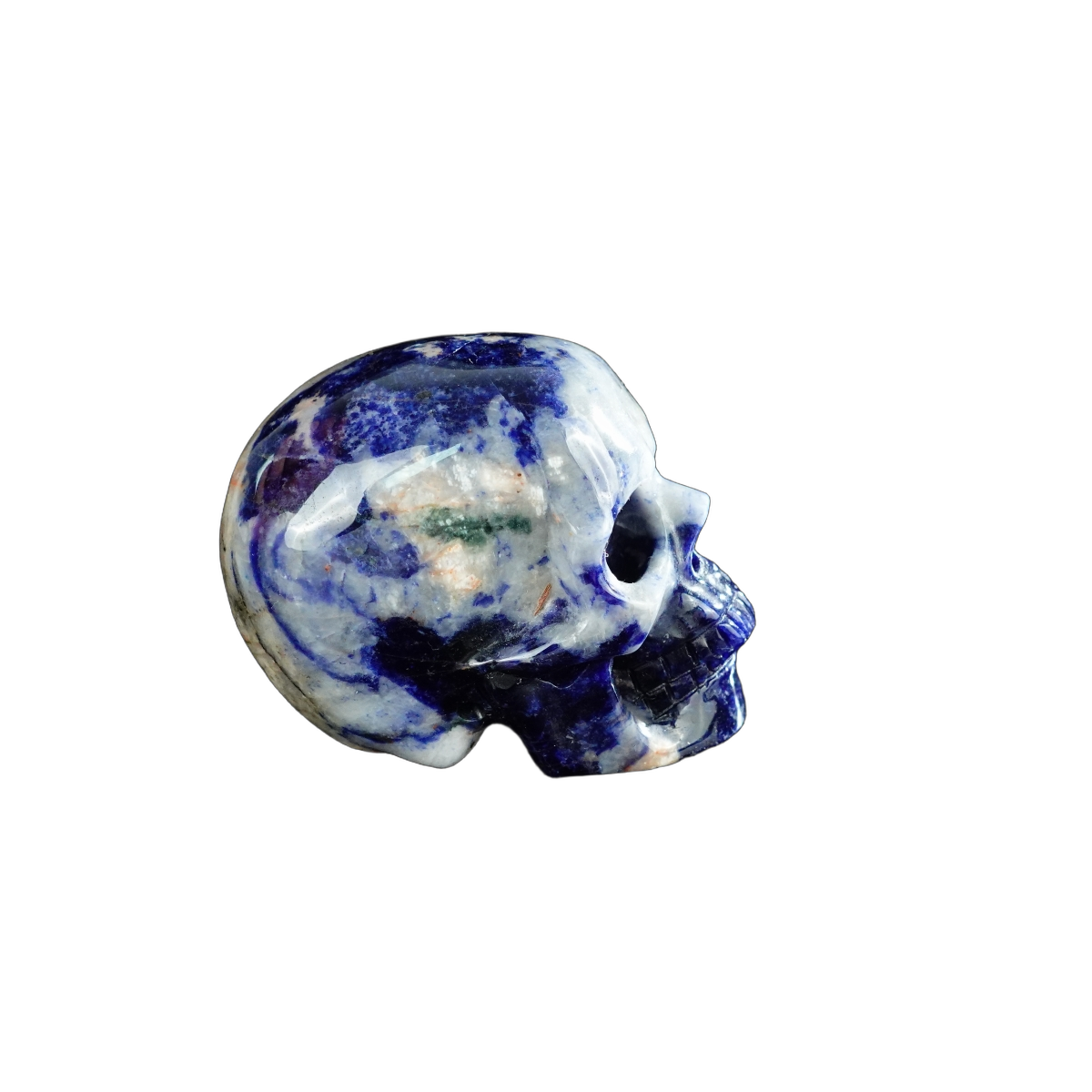 2.2" Sodalite Crystal Skull Carving - Unique Piece #SL17