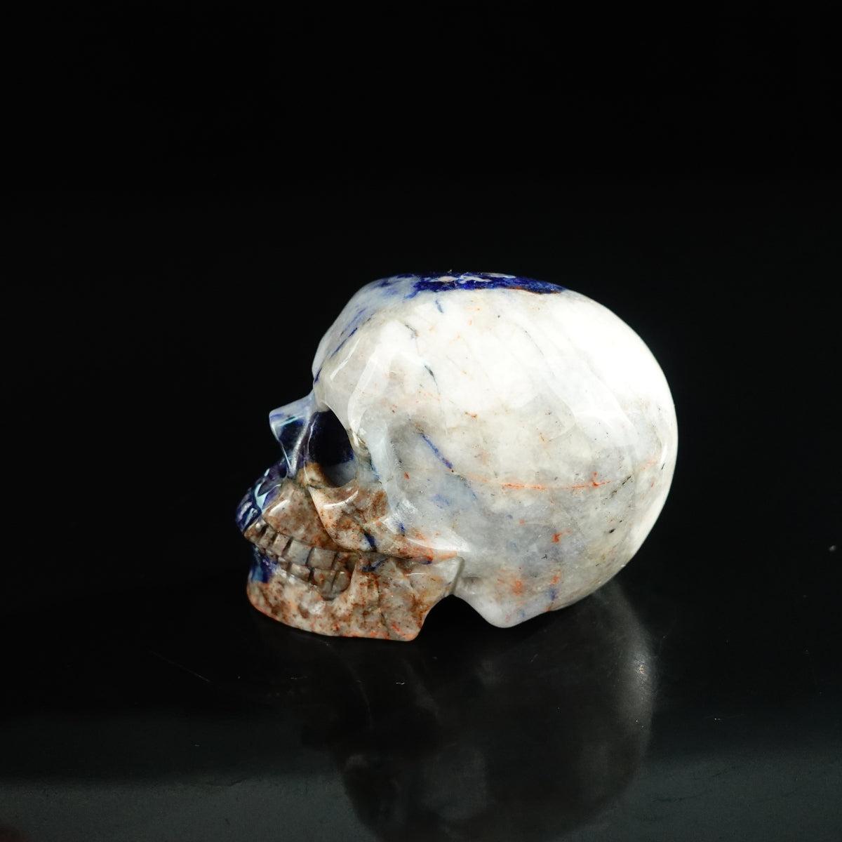 2.2" Sodalite Crystal Skull Carving - Unique Piece #SL17