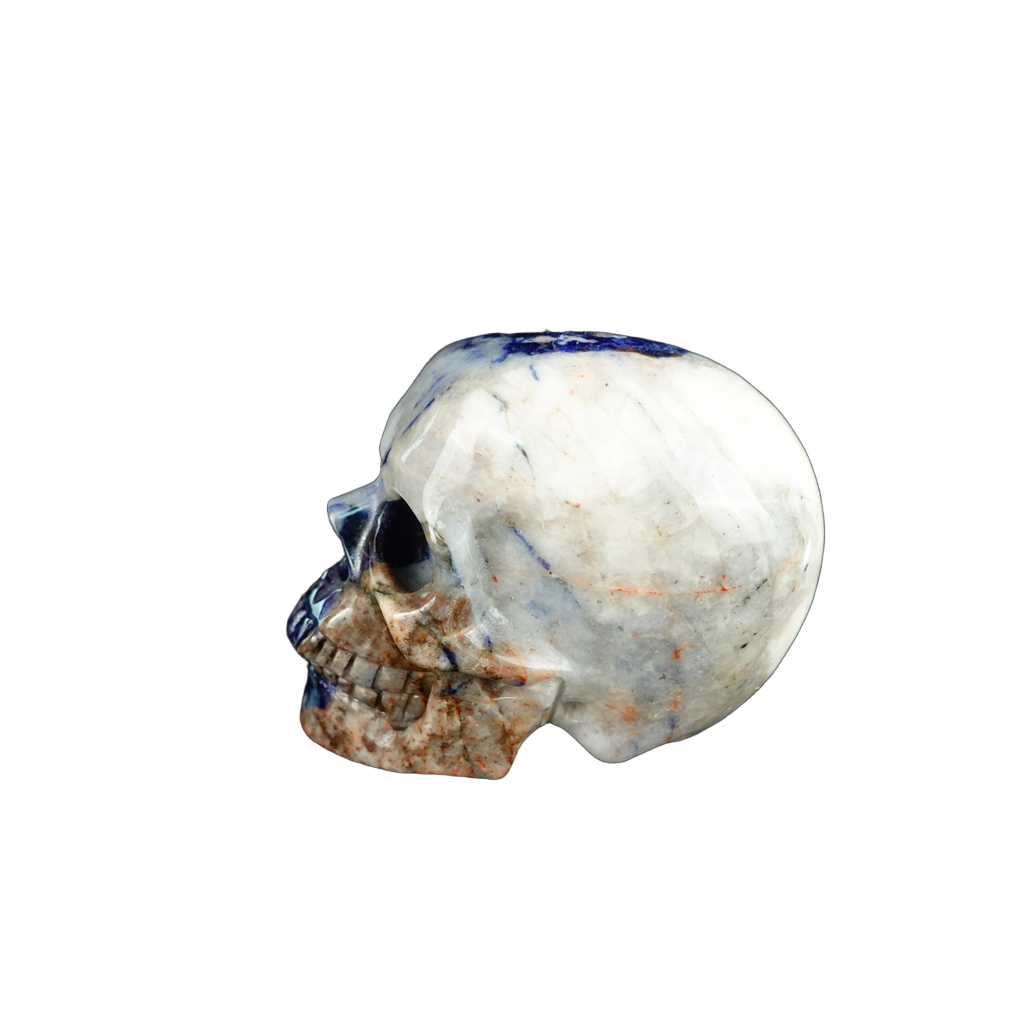 2.2" Sodalite Crystal Skull Carving - Unique Piece #SL17