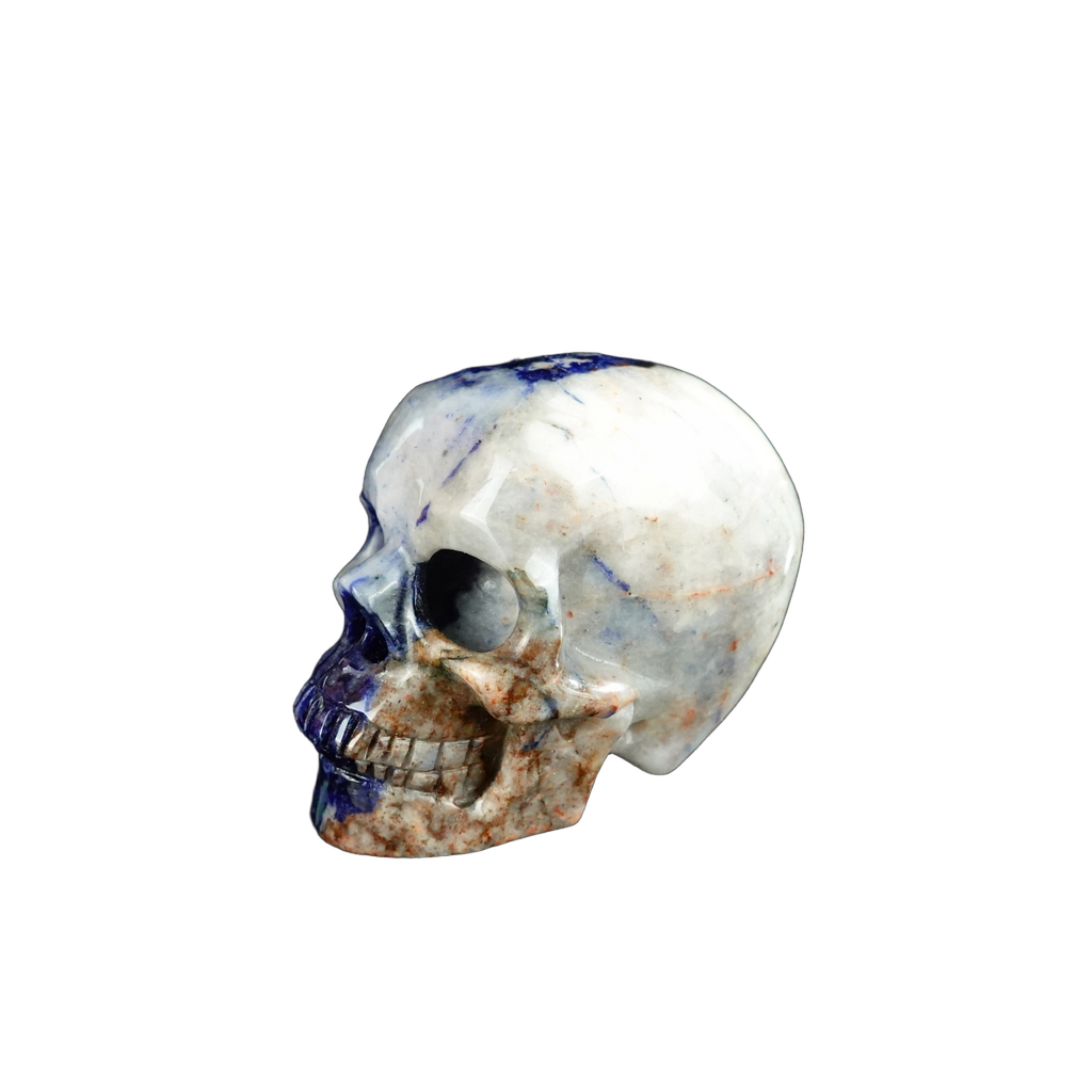 2.2" Sodalite Crystal Skull Carving - Unique Piece #SL17
