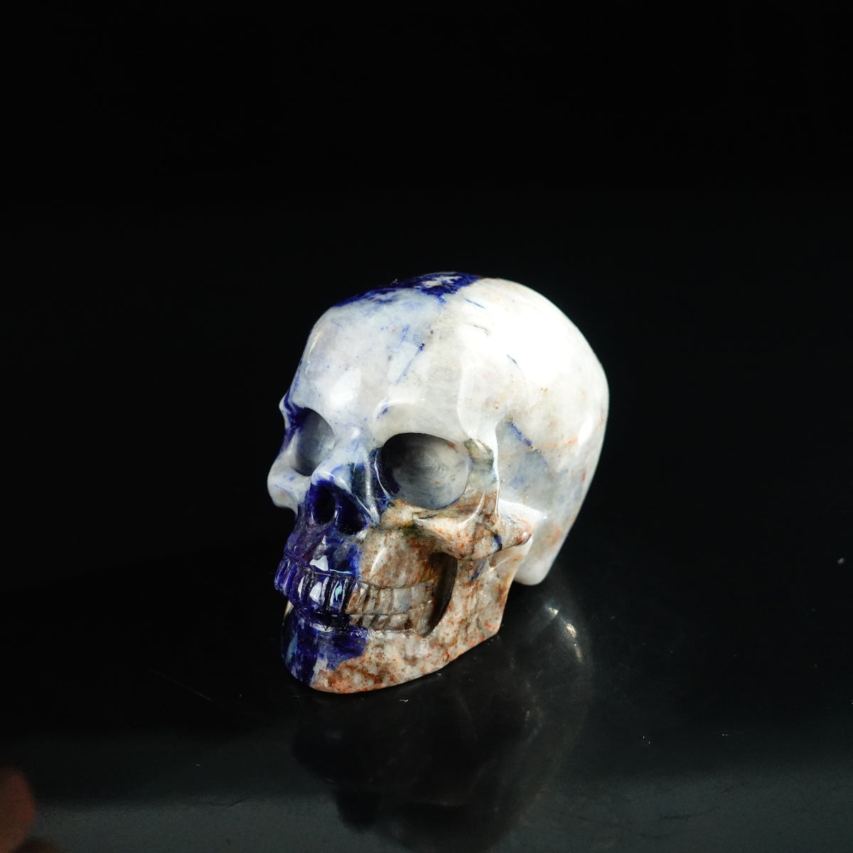 2.2" Sodalite Crystal Skull Carving - Unique Piece #SL17