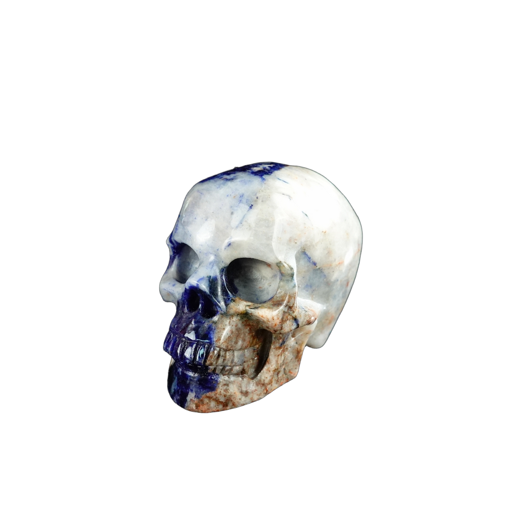 2.2" Sodalite Crystal Skull Carving - Unique Piece #SL17