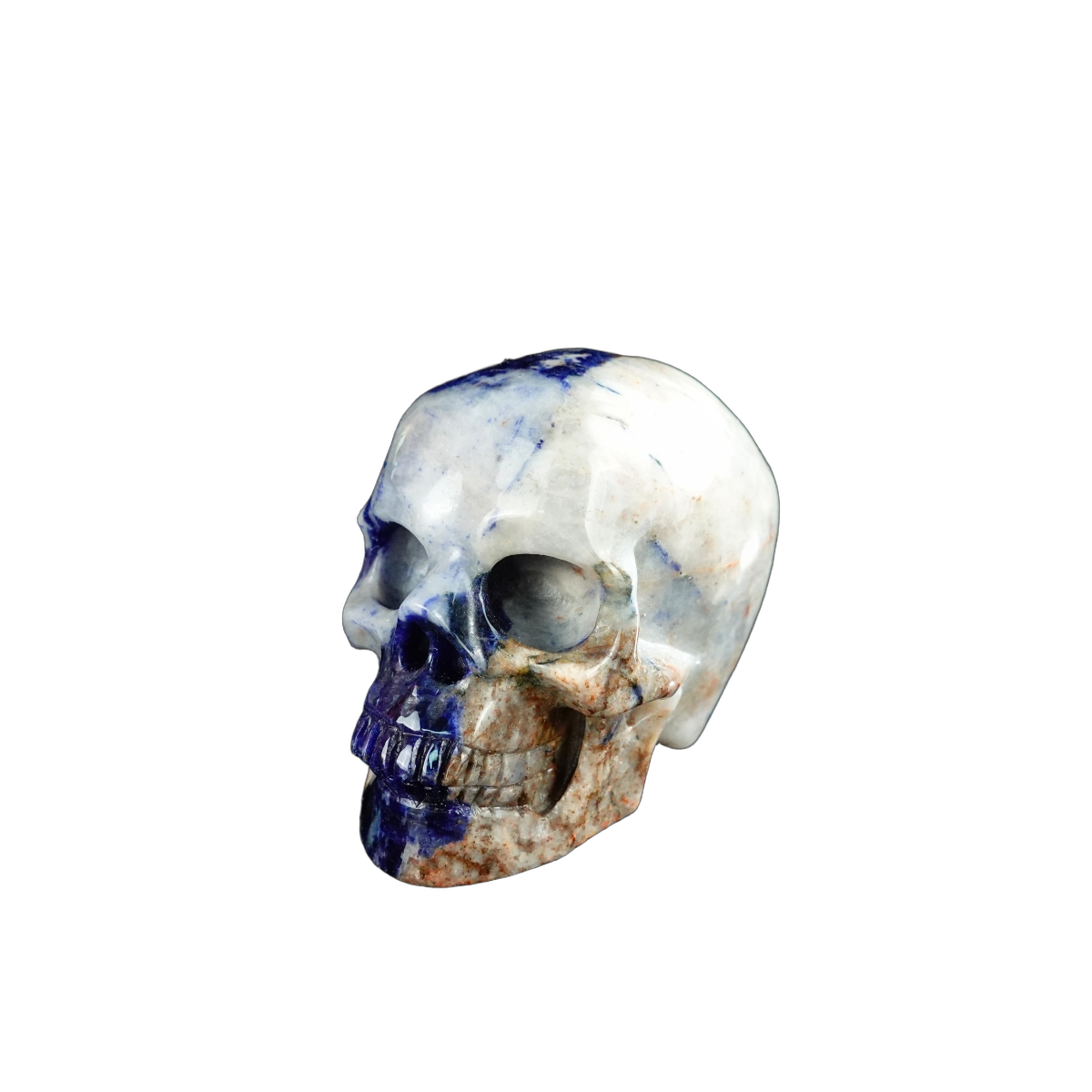 2.2" Sodalite Crystal Skull Carving - Unique Piece #SL17