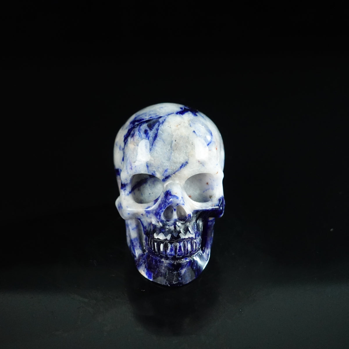 2.2" Sodalite Crystal Skull Carving - Unique Piece #SL18