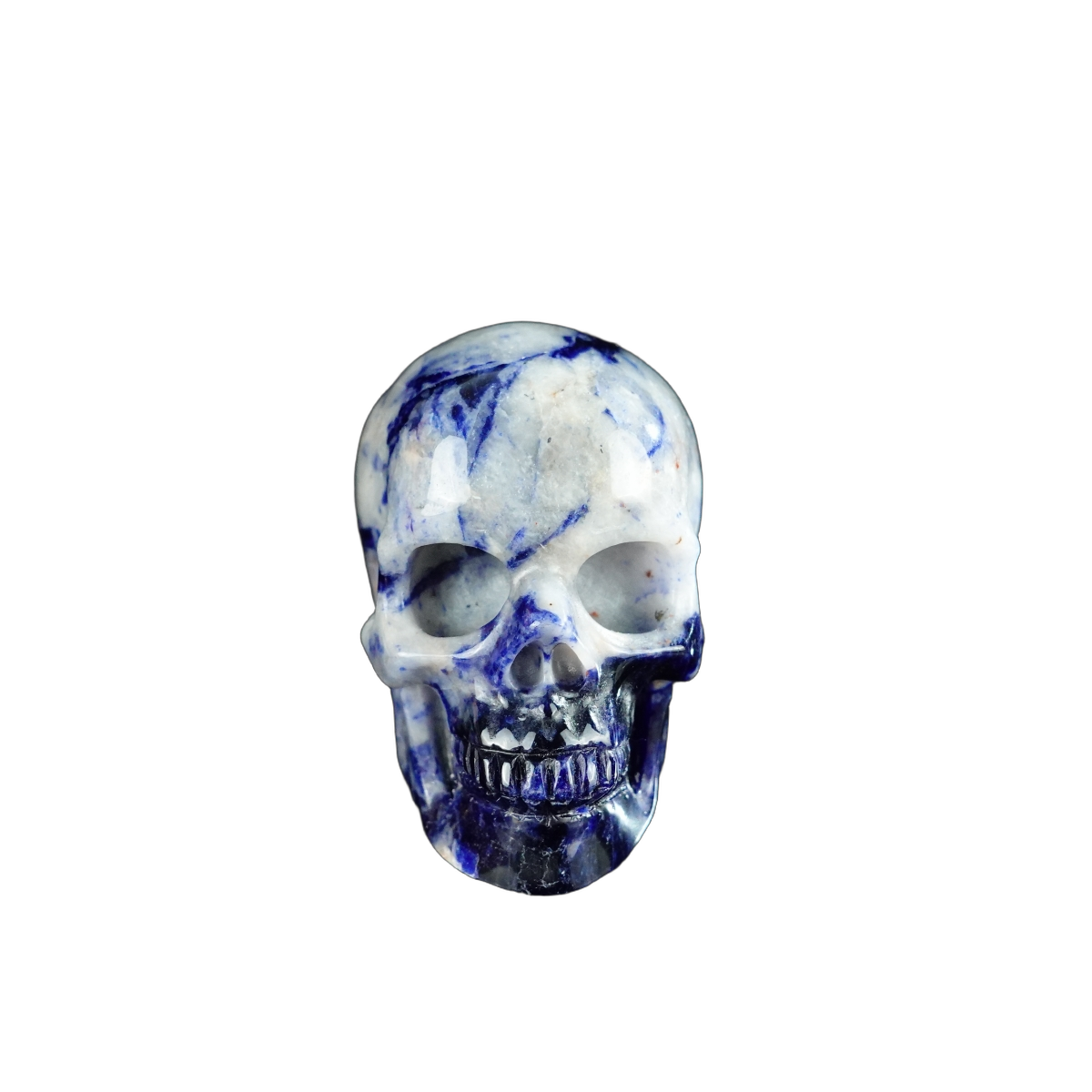 2.2" Sodalite Crystal Skull Carving - Unique Piece #SL18