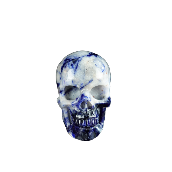 2.2" Sodalite Crystal Skull Carving - Unique Piece #SL18