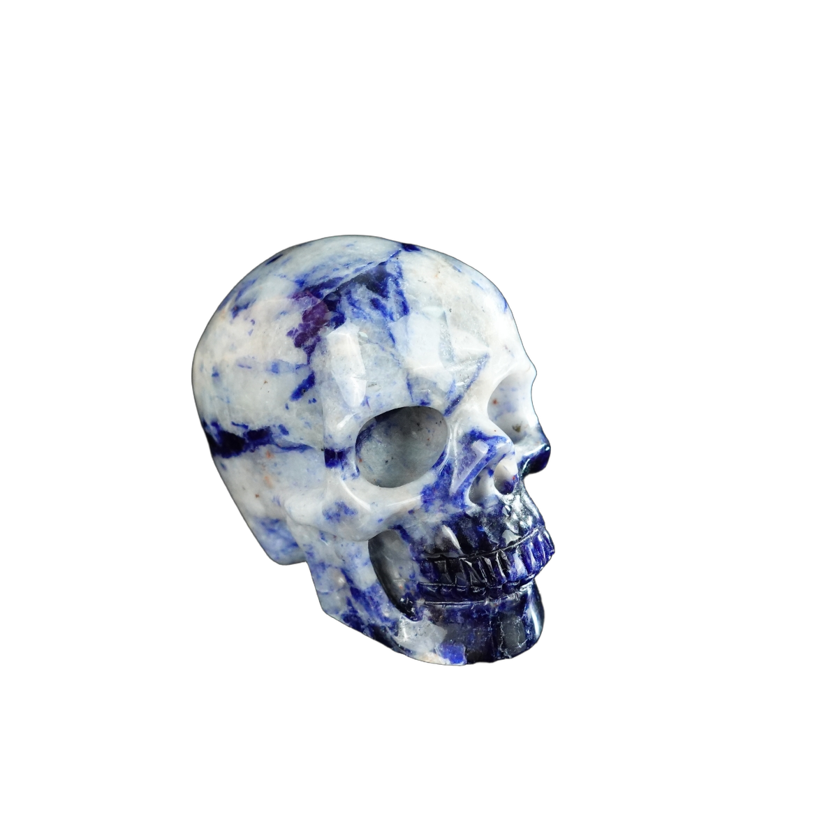 2.2" Sodalite Crystal Skull Carving - Unique Piece #SL18