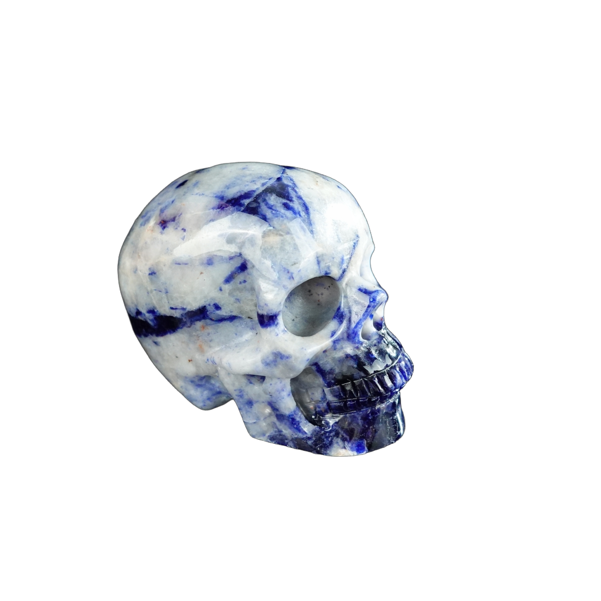 2.2" Sodalite Crystal Skull Carving - Unique Piece #SL18