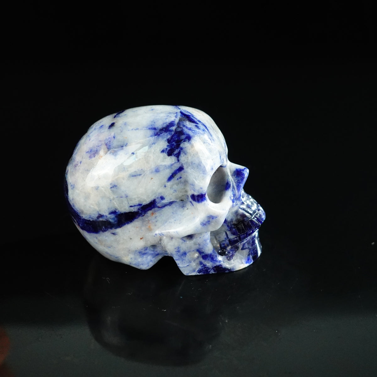 2.2" Sodalite Crystal Skull Carving - Unique Piece #SL18