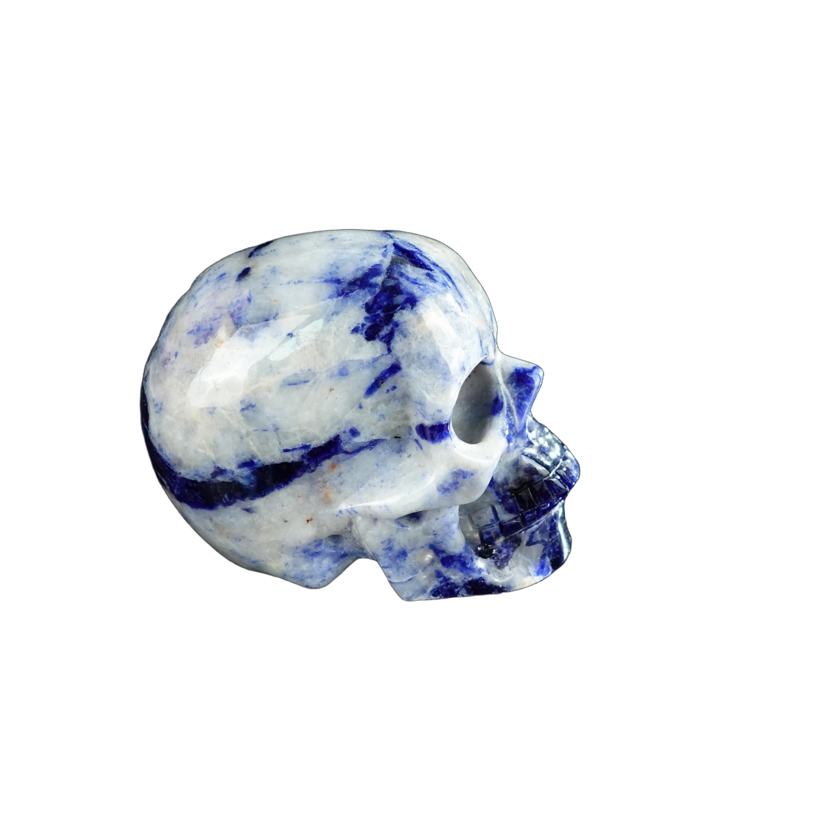 2.2" Sodalite Crystal Skull Carving - Unique Piece #SL18