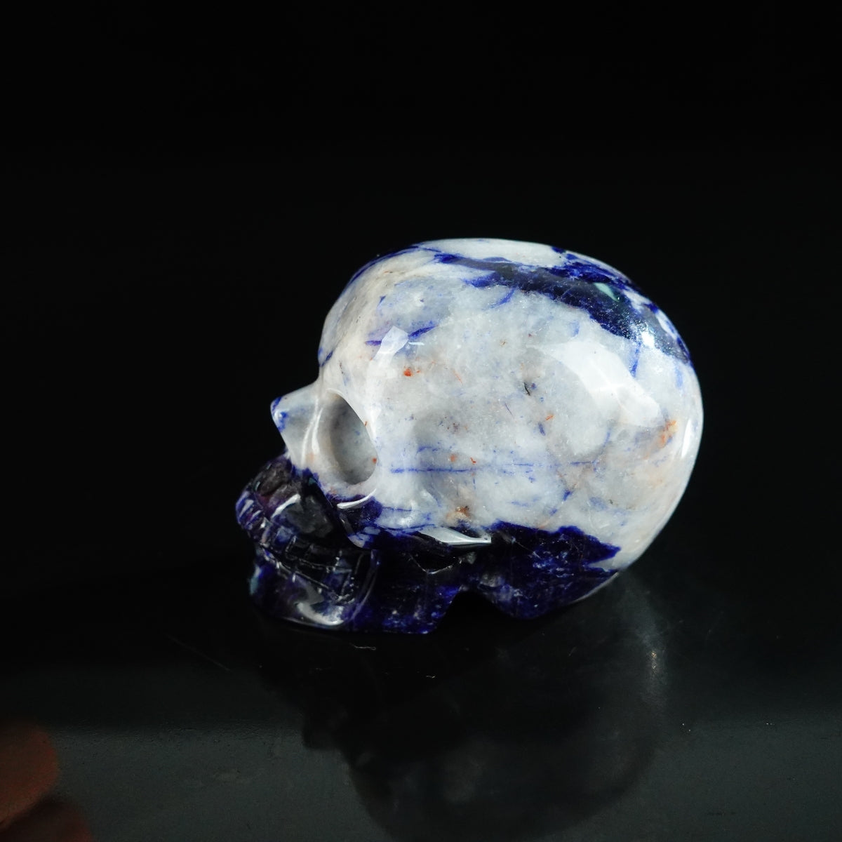 2.2" Sodalite Crystal Skull Carving - Unique Piece #SL18