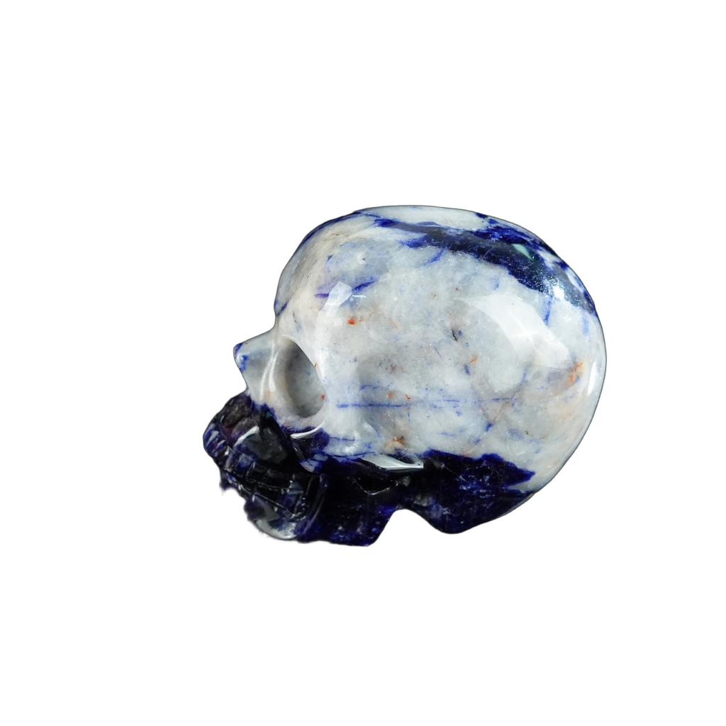 2.2" Sodalite Crystal Skull Carving - Unique Piece #SL18